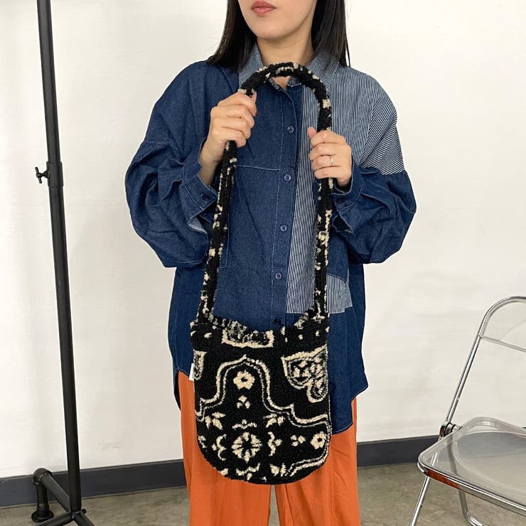 柄アソートボアショルダーバッグ | non-hedge  | 詳細画像31 