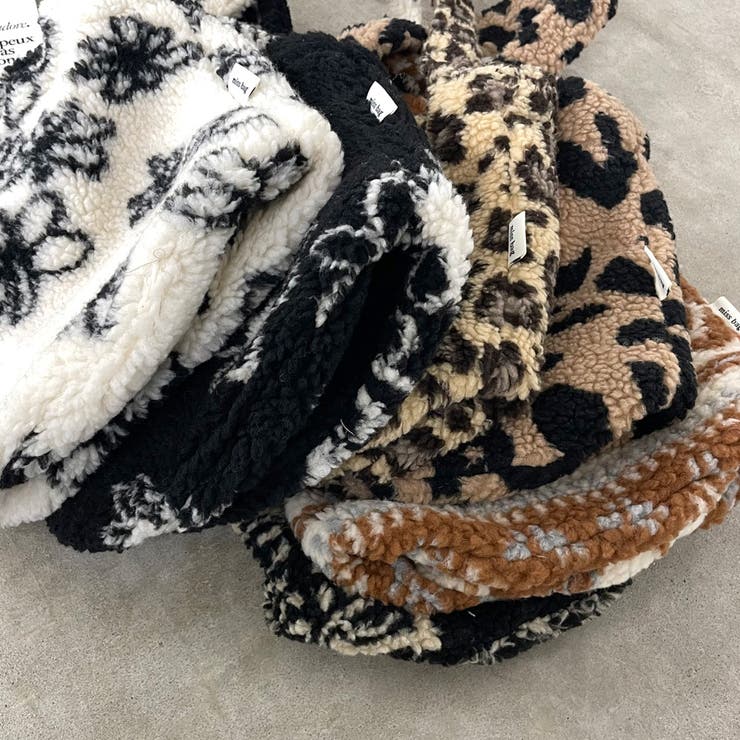 柄アソートボアショルダーバッグ | non-hedge  | 詳細画像4 