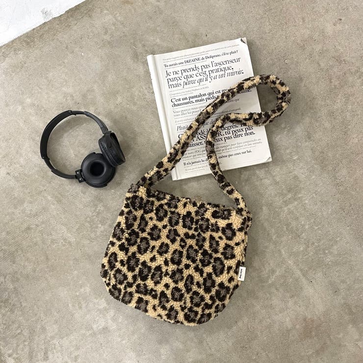 ベージュ | 柄アソートボアショルダーバッグ | non-hedge 