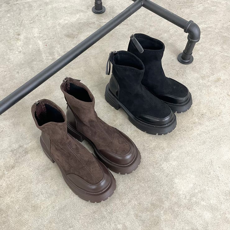 フェイクスウェードショートブーツ | non-hedge  | 詳細画像1 