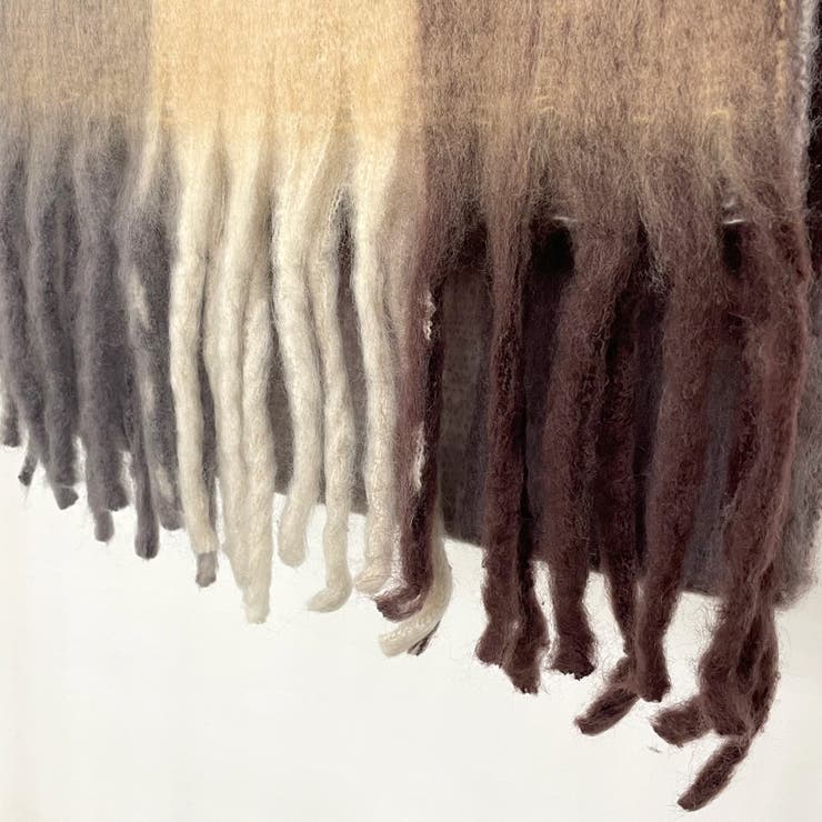 ブロックチェックマフラー | non-hedge  | 詳細画像12 