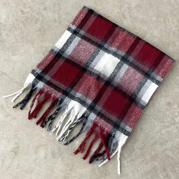 レッド | チェックマフラー | non-hedge 