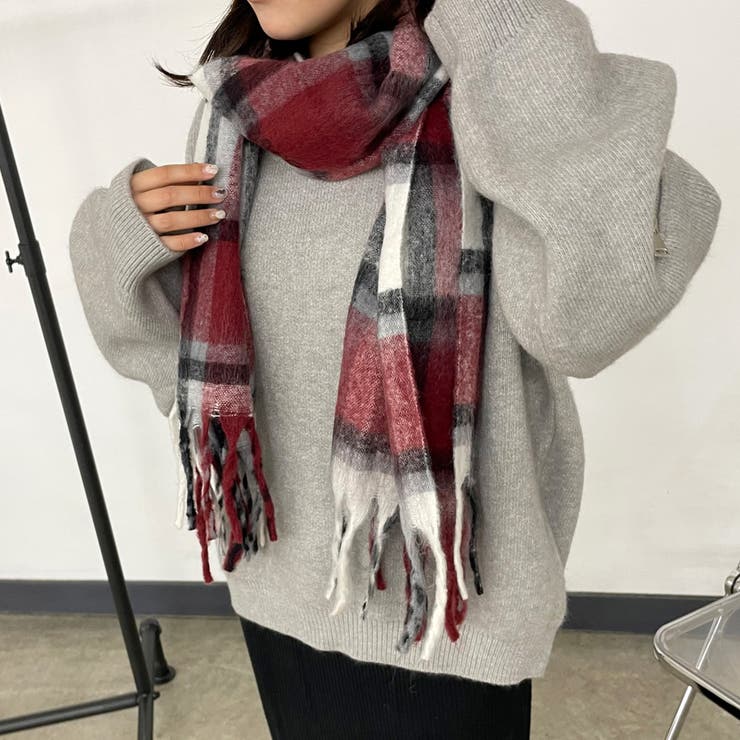 チェックマフラー | non-hedge  | 詳細画像9 