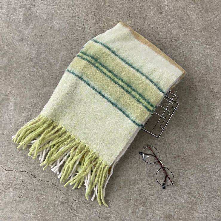 イエロー | マルチボーダーマフラー | non-hedge 