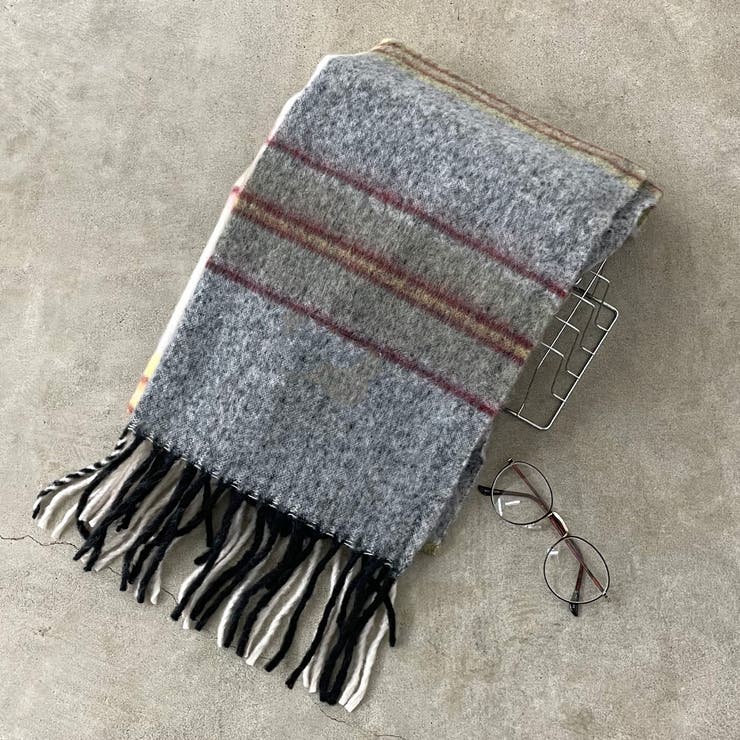 マルチボーダーマフラー[品番：NHGW0006138]｜non-hedge （ノンヘッジ