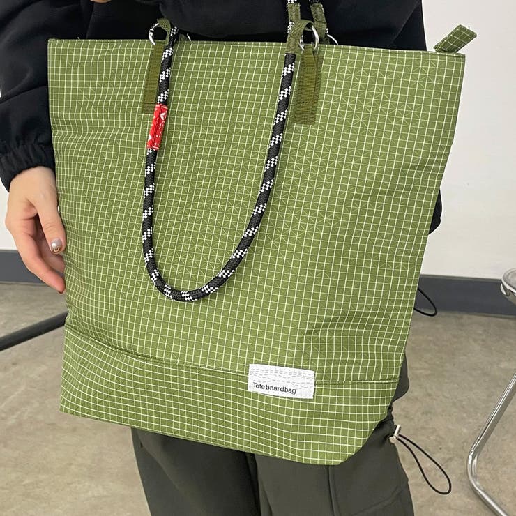 撥水チェック2WAYトートバッグ | non-hedge  | 詳細画像16 