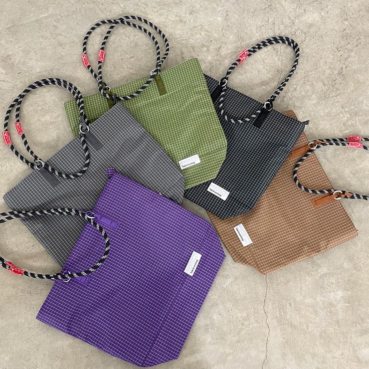 撥水チェック2WAYトートバッグ | non-hedge  | 詳細画像17 