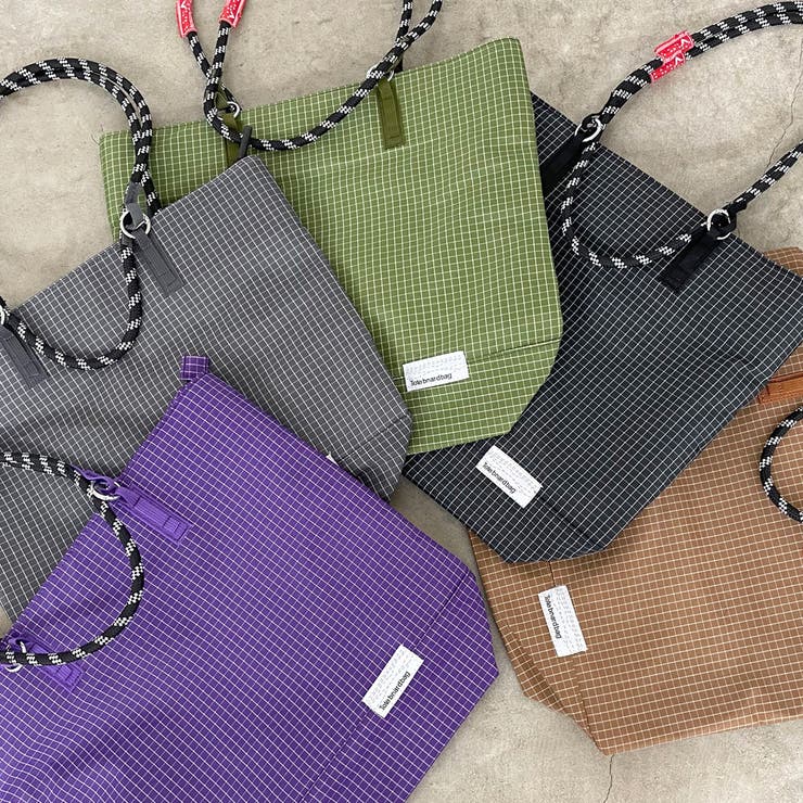 撥水チェック2WAYトートバッグ | non-hedge  | 詳細画像18 