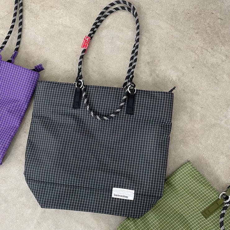 撥水チェック2WAYトートバッグ | non-hedge  | 詳細画像19 