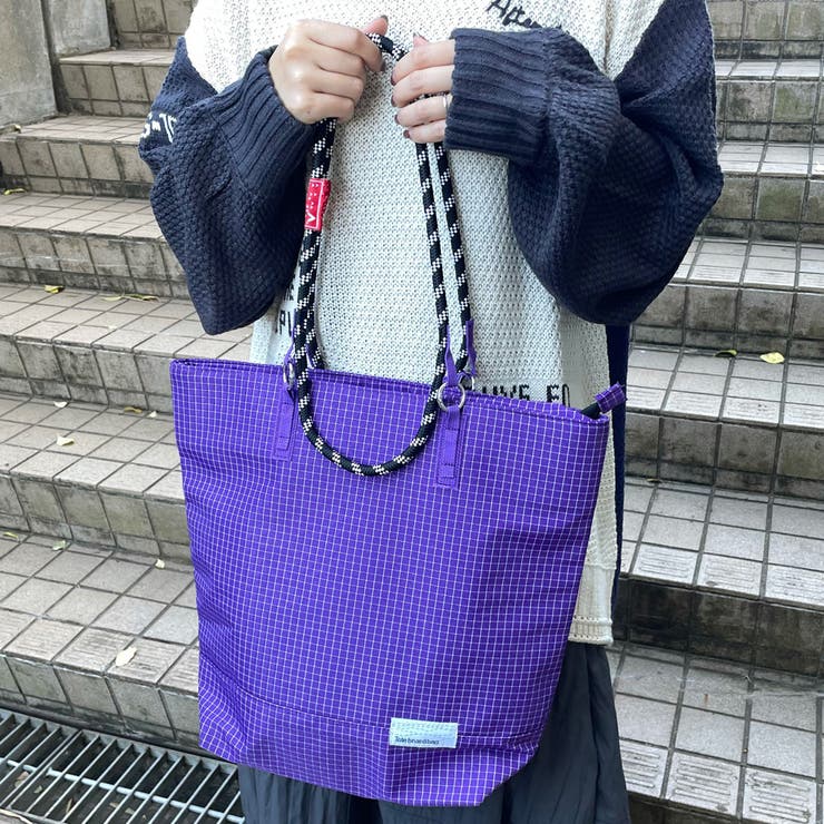 撥水チェック2WAYトートバッグ | non-hedge  | 詳細画像3 