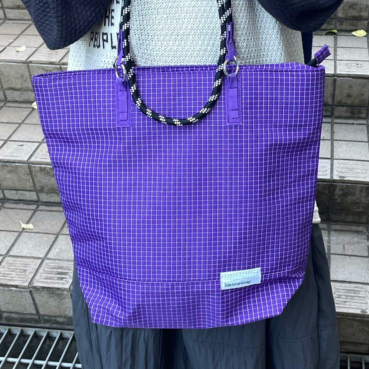 撥水チェック2WAYトートバッグ | non-hedge  | 詳細画像4 