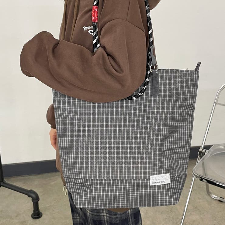 撥水チェック2WAYトートバッグ | non-hedge  | 詳細画像5 