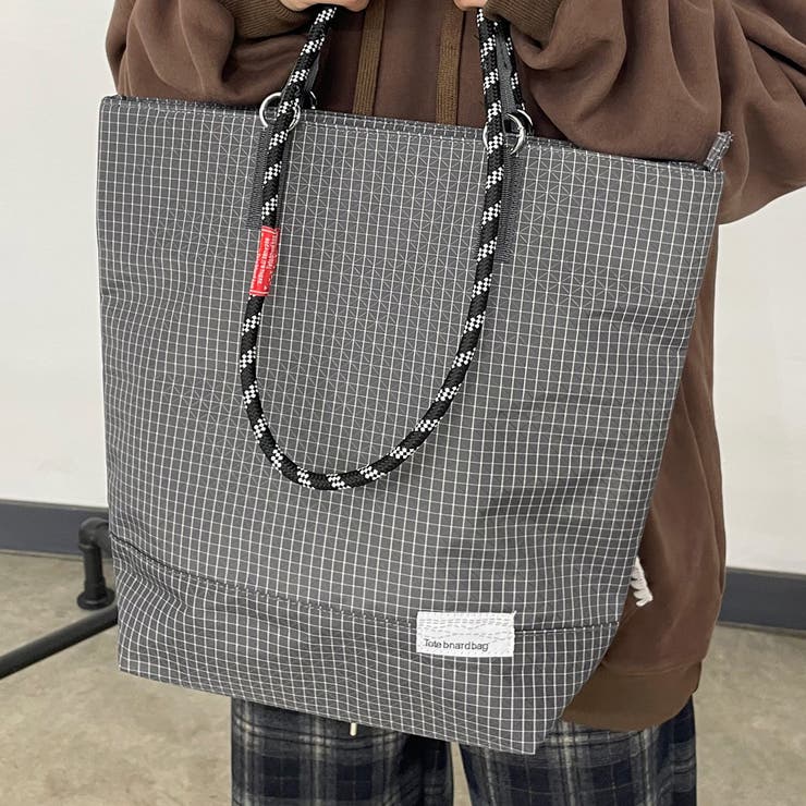 撥水チェック2WAYトートバッグ | non-hedge  | 詳細画像7 