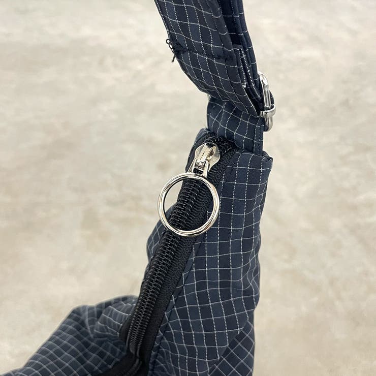 撥水ドロストチェックショルダーバッグ | non-hedge  | 詳細画像23 