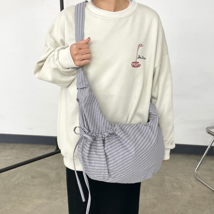 撥水ドロストチェックショルダーバッグ | non-hedge  | 詳細画像6 