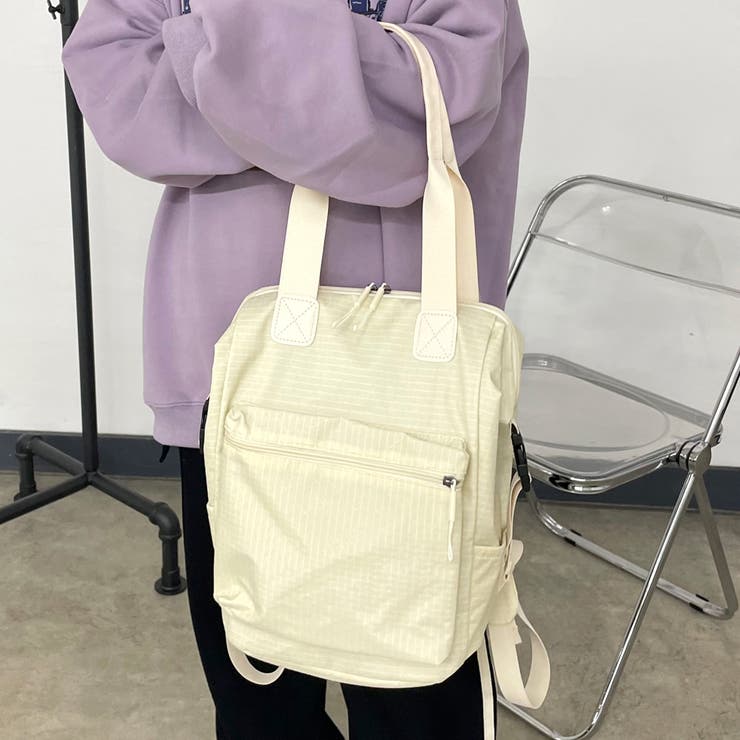 撥水チェックリュックサック | non-hedge  | 詳細画像22 