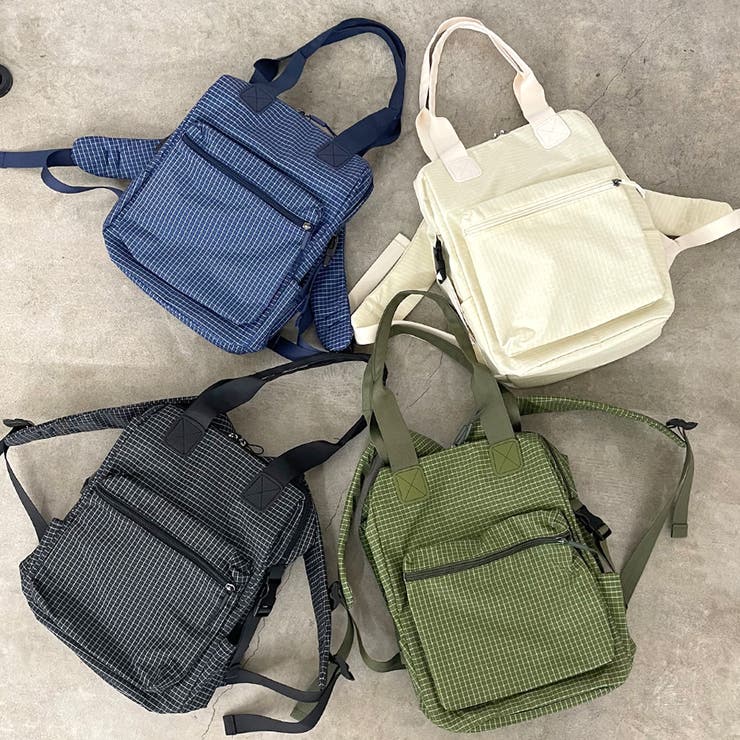 撥水チェックリュックサック | non-hedge  | 詳細画像23 