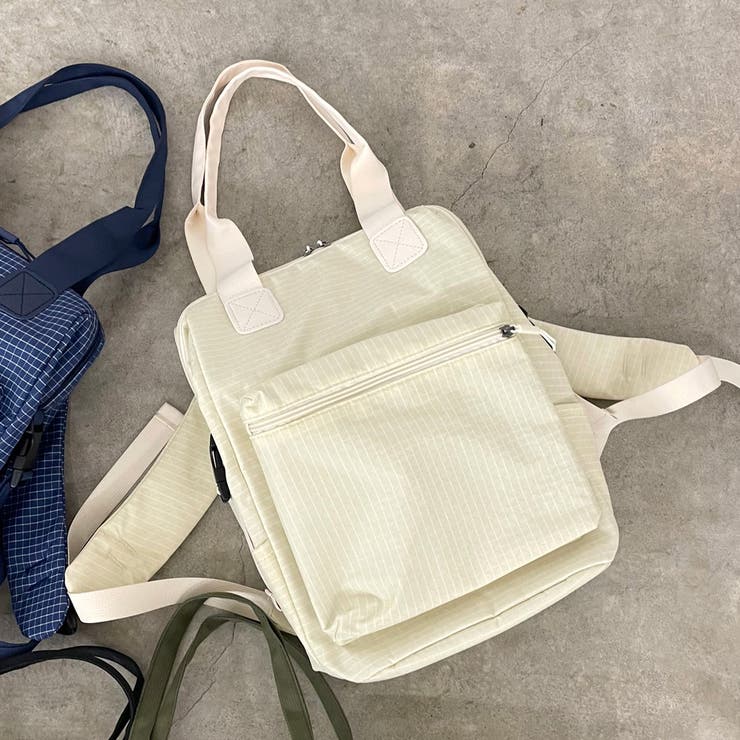 撥水チェックリュックサック | non-hedge  | 詳細画像28 