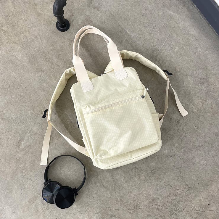 撥水チェックリュックサック | non-hedge  | 詳細画像32 