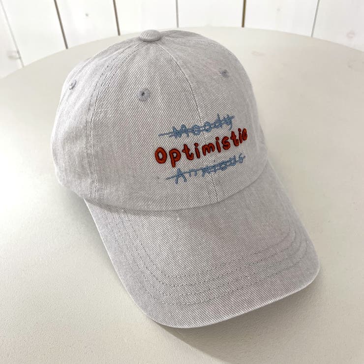 ライトグレー | ハードウォッシュ刺繍キャップ | non-hedge 