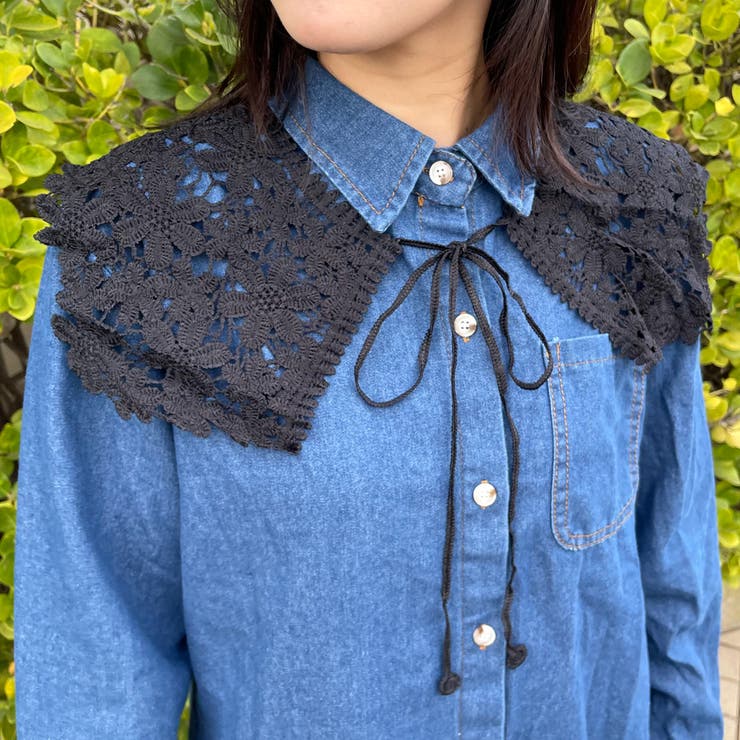 花モチーフ付け襟 | non-hedge  | 詳細画像15 