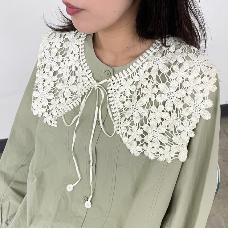 花モチーフ付け襟 | non-hedge  | 詳細画像6 