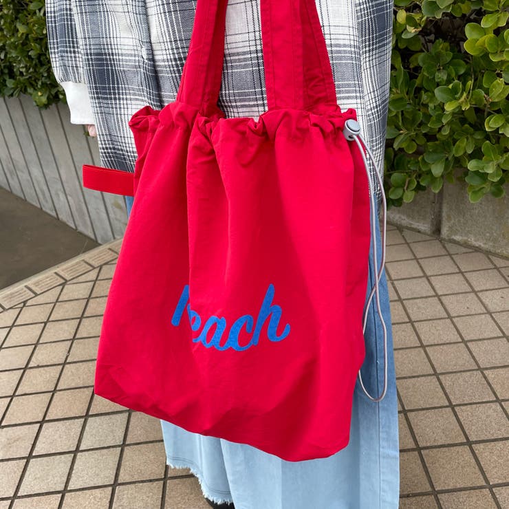 撥水配色ロゴトートバッグ | non-hedge  | 詳細画像17 