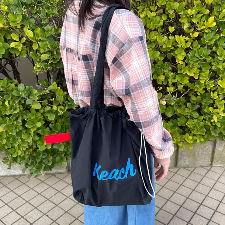 撥水配色ロゴトートバッグ | non-hedge  | 詳細画像23 