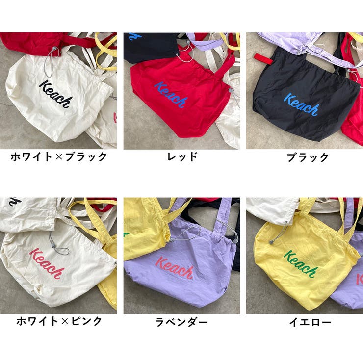 撥水配色ロゴトートバッグ | non-hedge  | 詳細画像39 