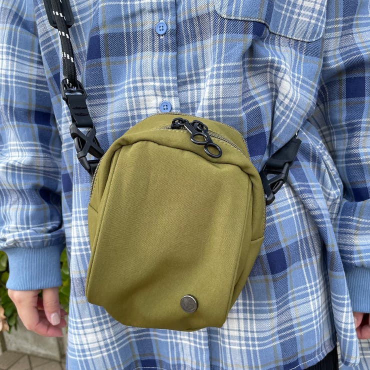 カーキ | 撥水ドローコードミニショルダーバッグ | non-hedge 