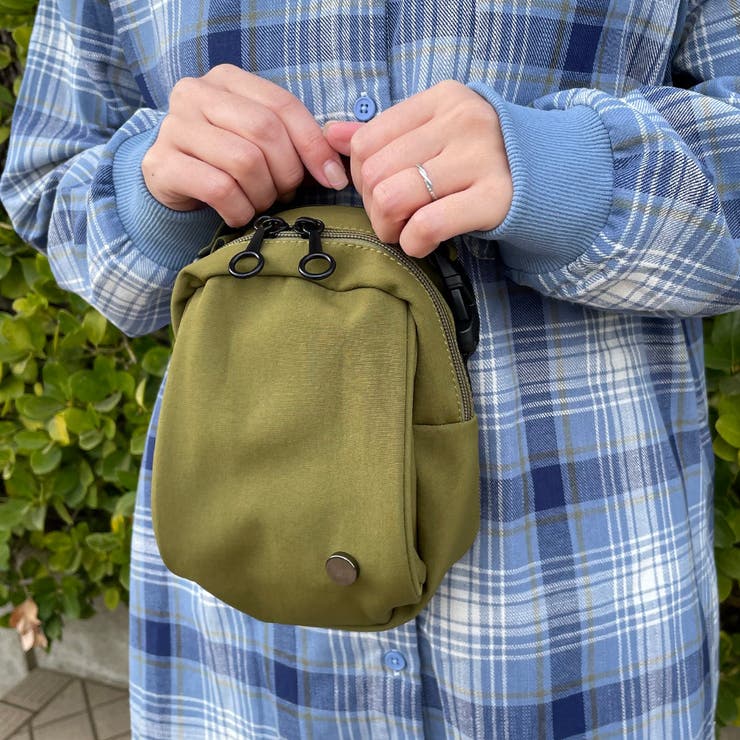 撥水ドローコードミニショルダーバッグ | non-hedge  | 詳細画像24 