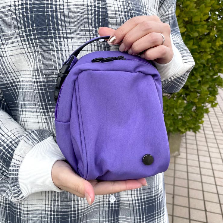 撥水ドローコードミニショルダーバッグ | non-hedge  | 詳細画像7 