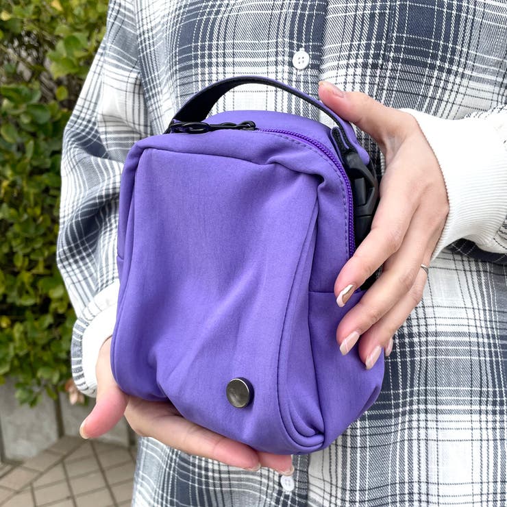 撥水ドローコードミニショルダーバッグ | non-hedge  | 詳細画像8 