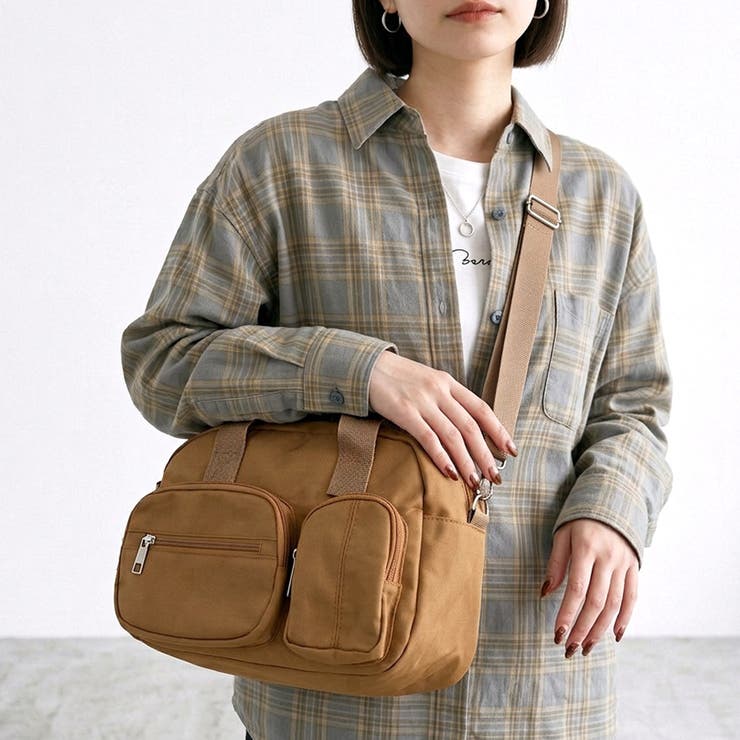 撥水アウトポケットボストンバッグ | non-hedge  | 詳細画像8 