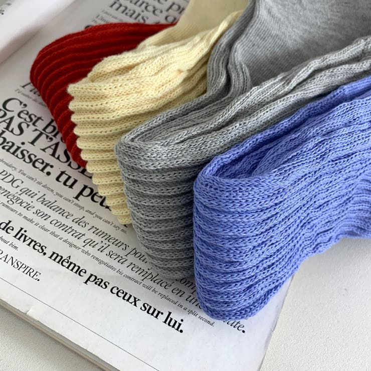 【SOTOASOBI】カラールーズソックス | non-hedge  | 詳細画像30 