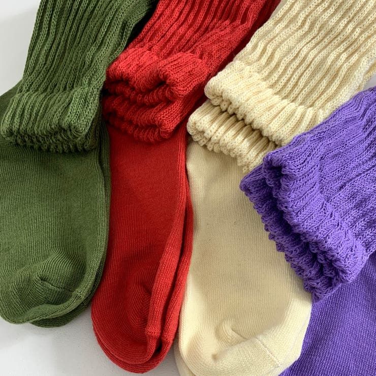 【SOTOASOBI】カラールーズソックス | non-hedge  | 詳細画像34 