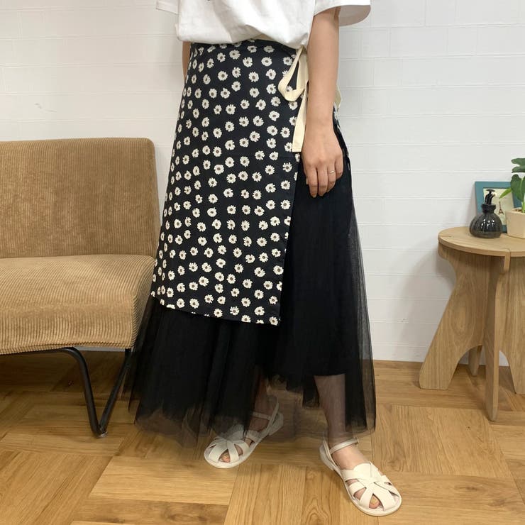 柄アソートラップスカート | non-hedge  | 詳細画像6