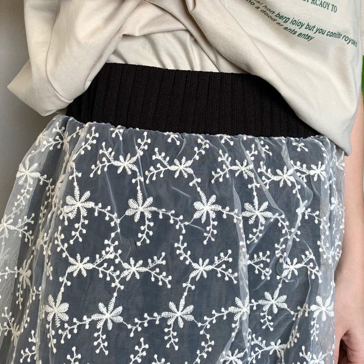 レーススカートレイヤードパンツ | non-hedge  | 詳細画像20