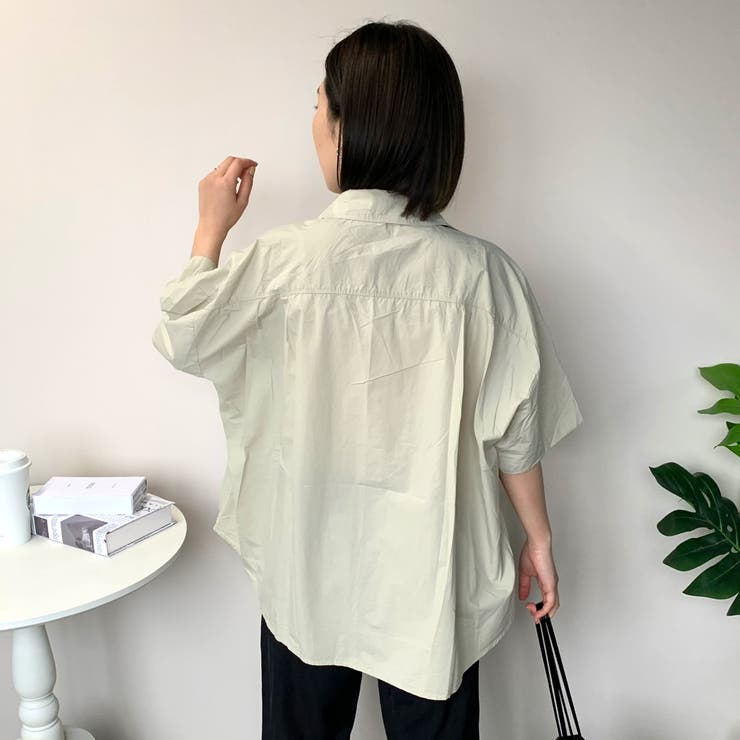 ダブルポケブラウス[品番：NHGW0004682]｜non-hedge （ノンヘッジ）の