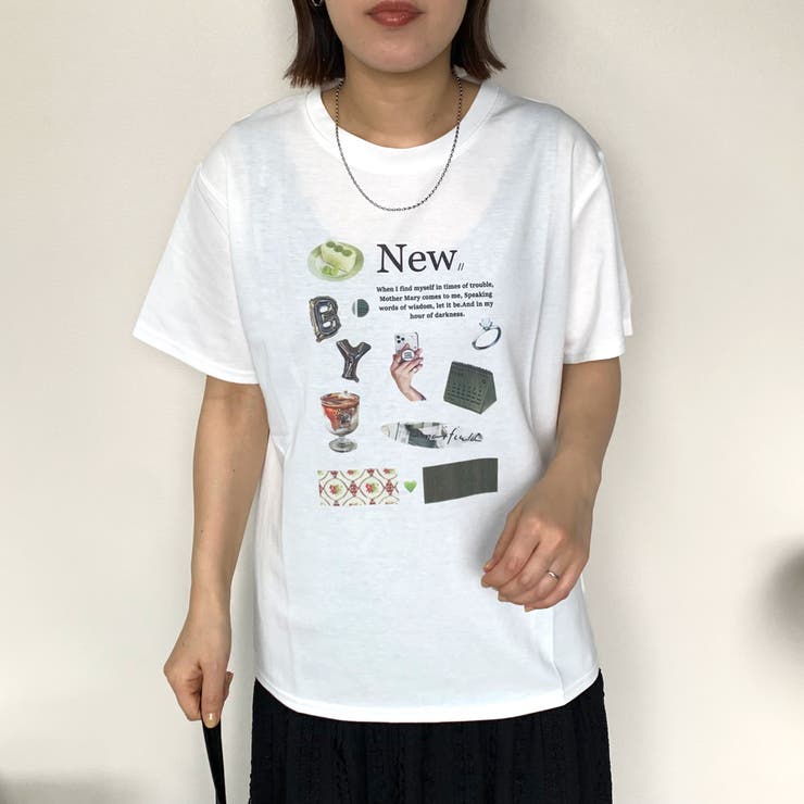 プリントTシャツ[品番：NHGW0004658]｜non-hedge （ノンヘッジ）のレディースファッション通販｜SHOPLIST（ショップリスト）