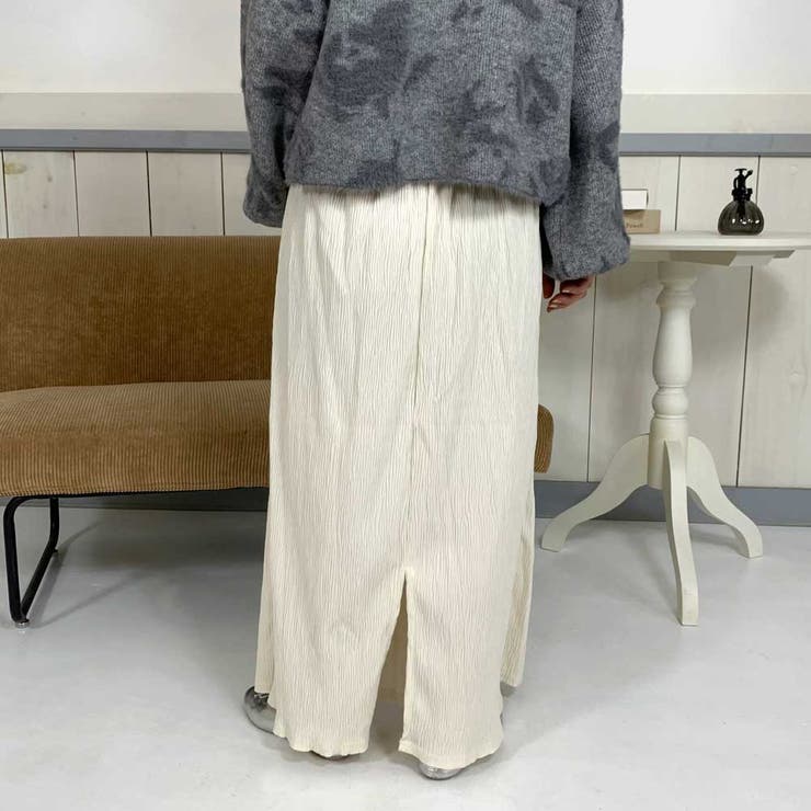 ベロアプリーツスカート | non-hedge  | 詳細画像15 