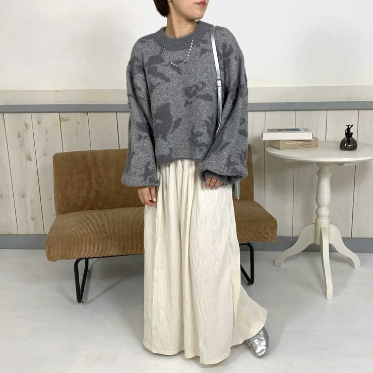 ベロアプリーツスカート | non-hedge  | 詳細画像16 