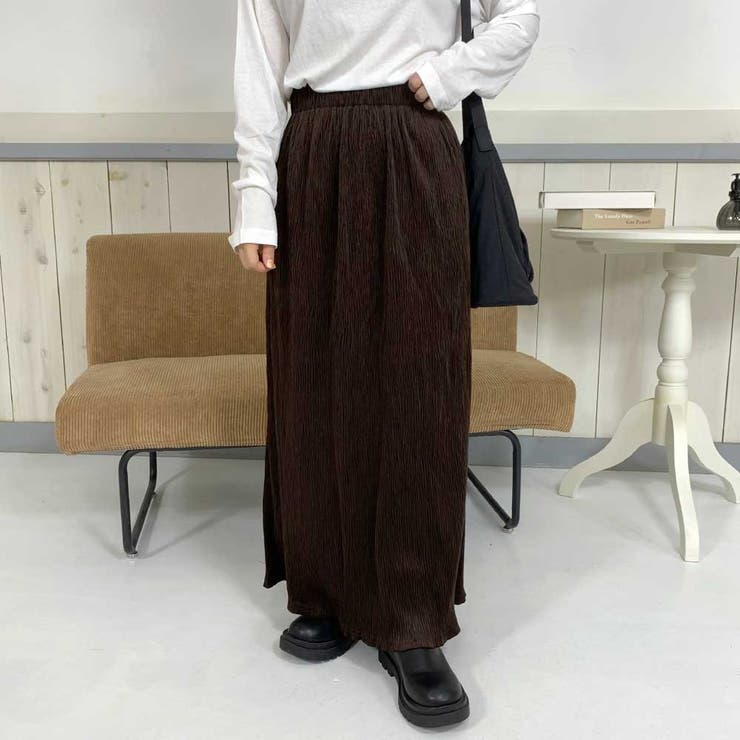 ベロアプリーツスカート | non-hedge  | 詳細画像17 