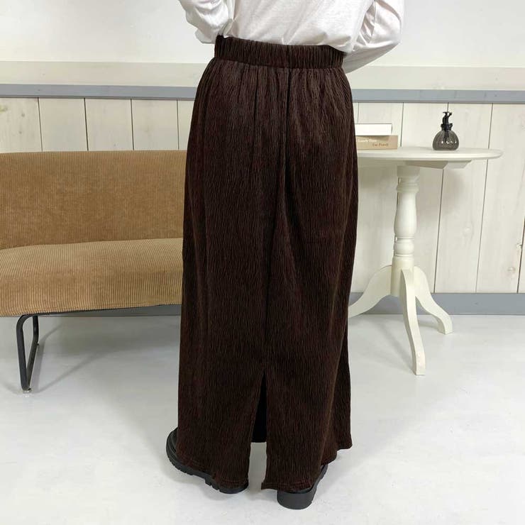 ベロアプリーツスカート | non-hedge  | 詳細画像19 