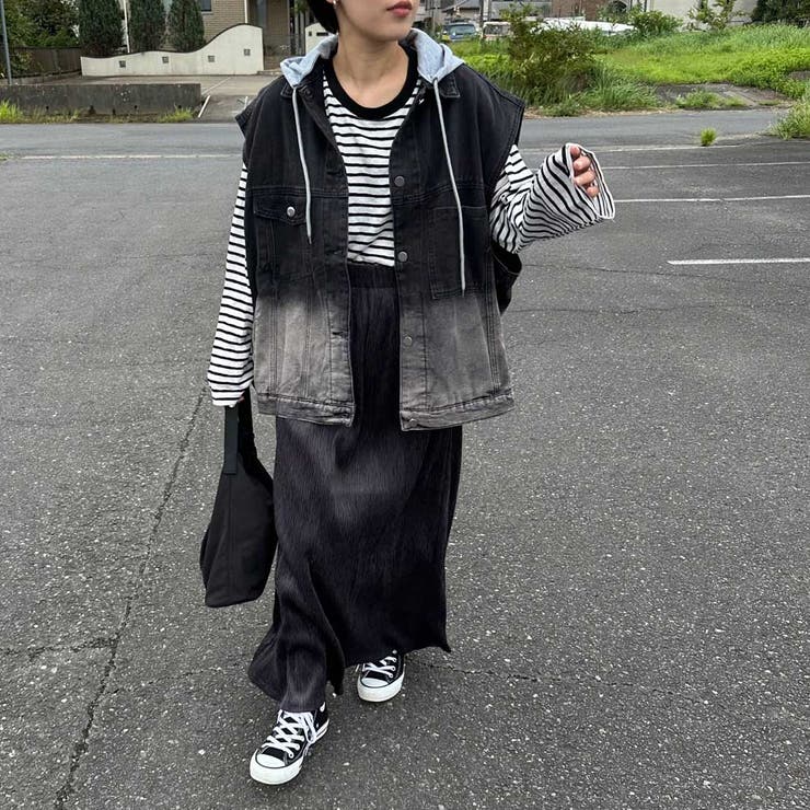 ベロアプリーツスカート | non-hedge  | 詳細画像28 