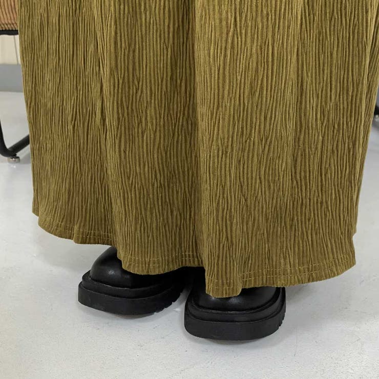 ベロアプリーツスカート | non-hedge  | 詳細画像6 