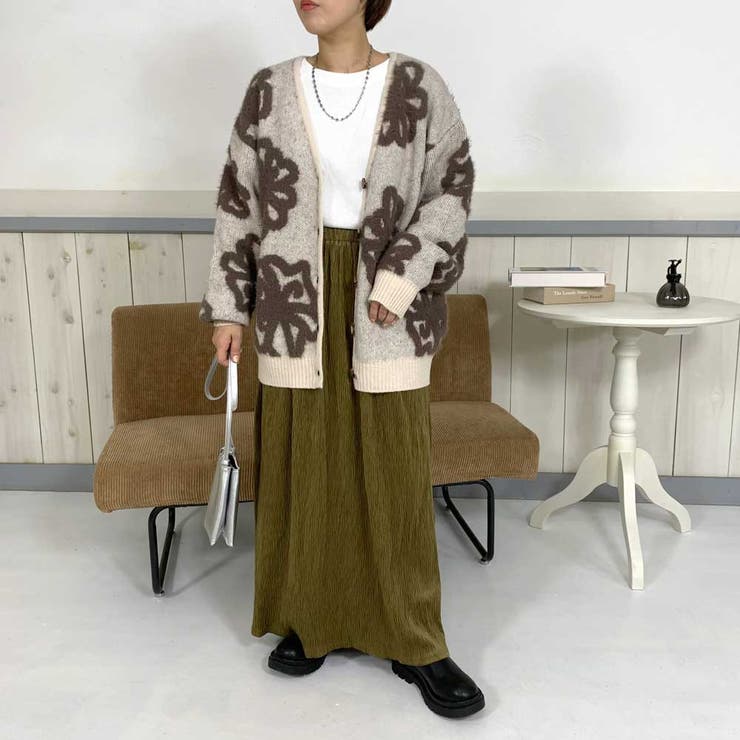 ベロアプリーツスカート | non-hedge  | 詳細画像8 