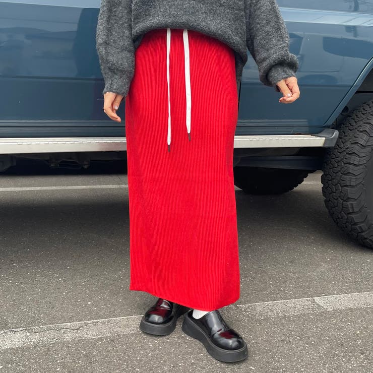 リブIラインスカート | non-hedge  | 詳細画像6 