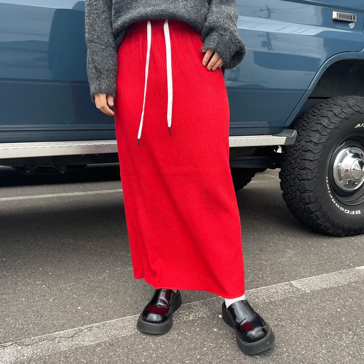 リブIラインスカート | non-hedge  | 詳細画像7 