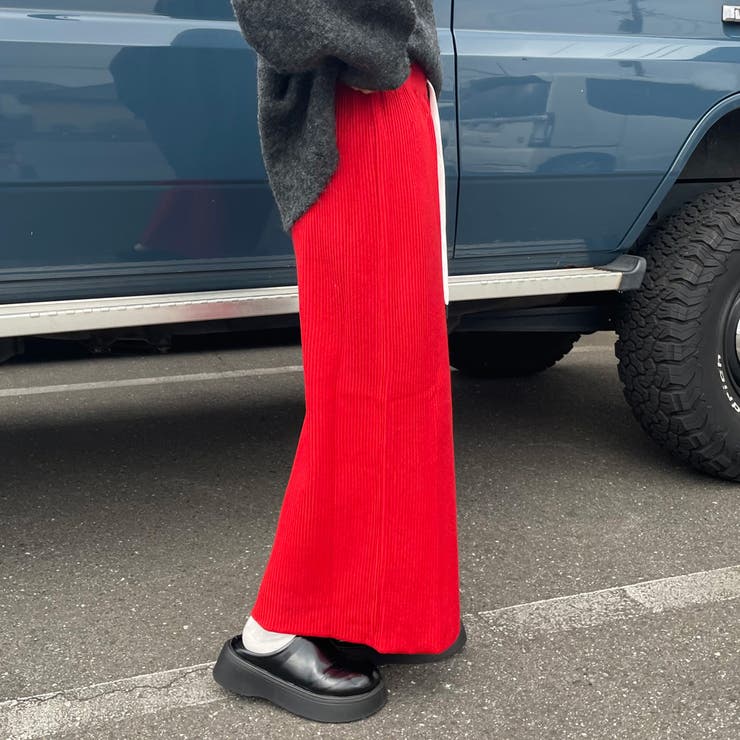 リブIラインスカート | non-hedge  | 詳細画像9 